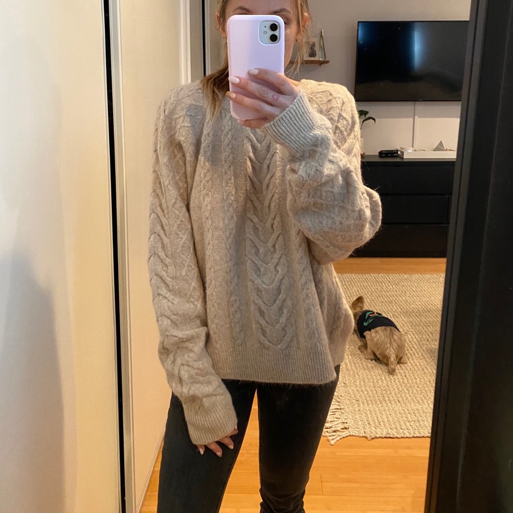 Oversized boyfriend sweater